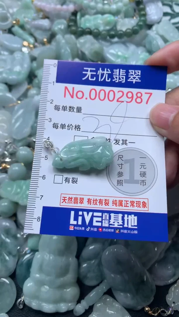 颈饰未镶嵌翡翠2987