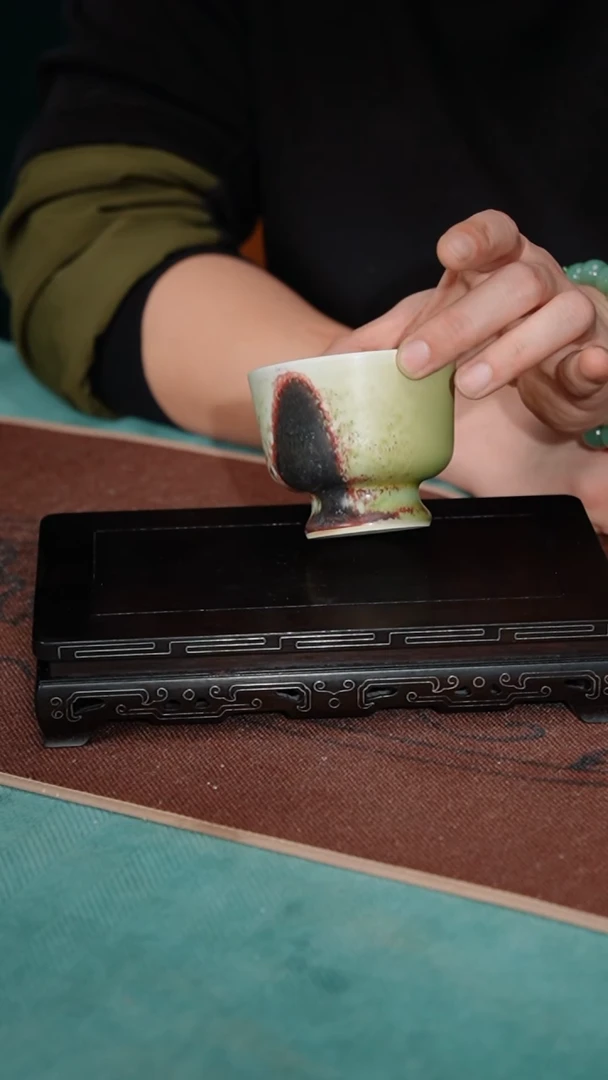 【闪购商品】63-1高足杯（阿瓜草堂）