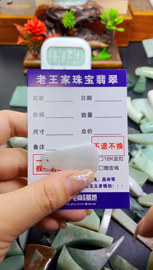 【闪购商品】翡翠颈饰未镶嵌料子