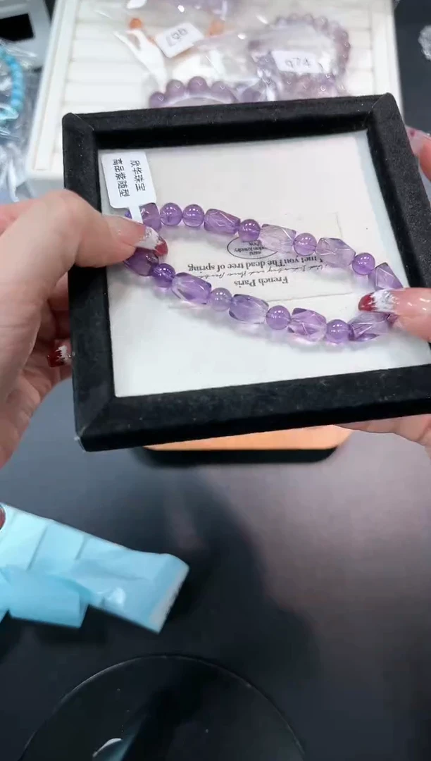 【闪购商品】水晶手串未镶嵌78q多样性发其一/1条默认微瑕