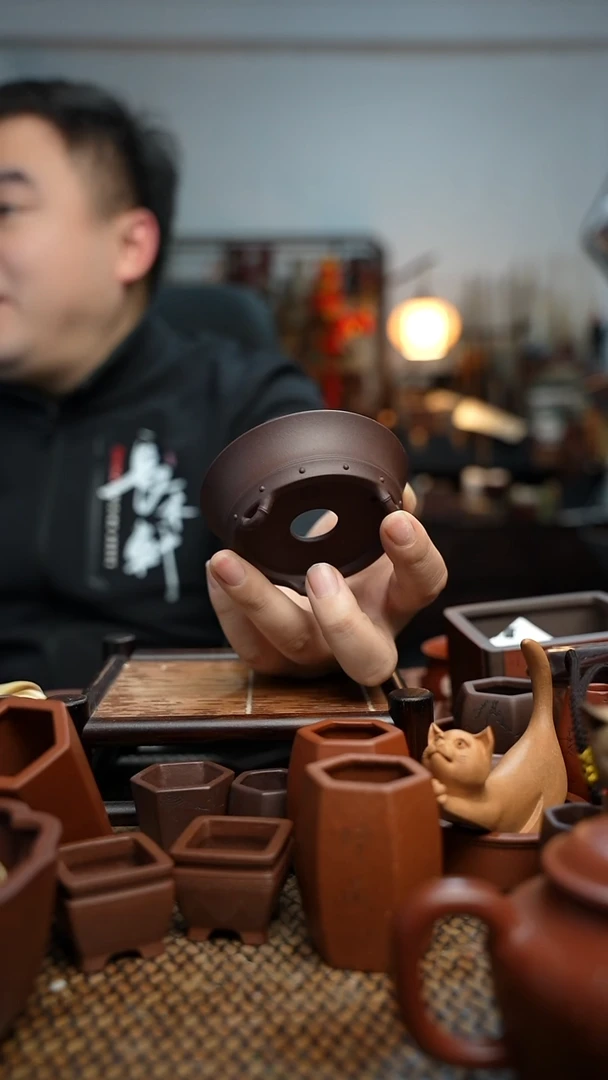 紫砂花盆長木軒精品紫砂