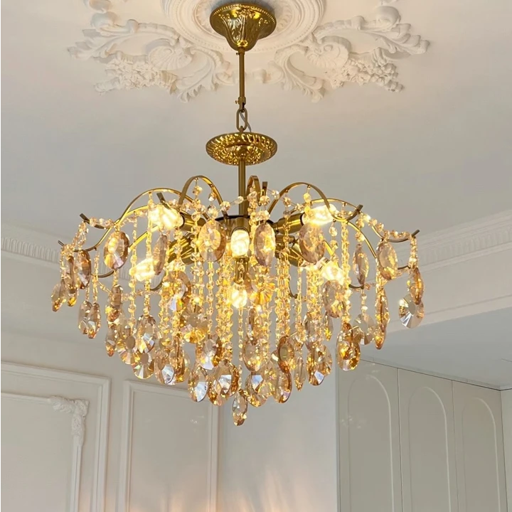 NEIWAI内外法式轻奢客厅灯水晶吊灯美式复古卧室餐厅设计师灯具