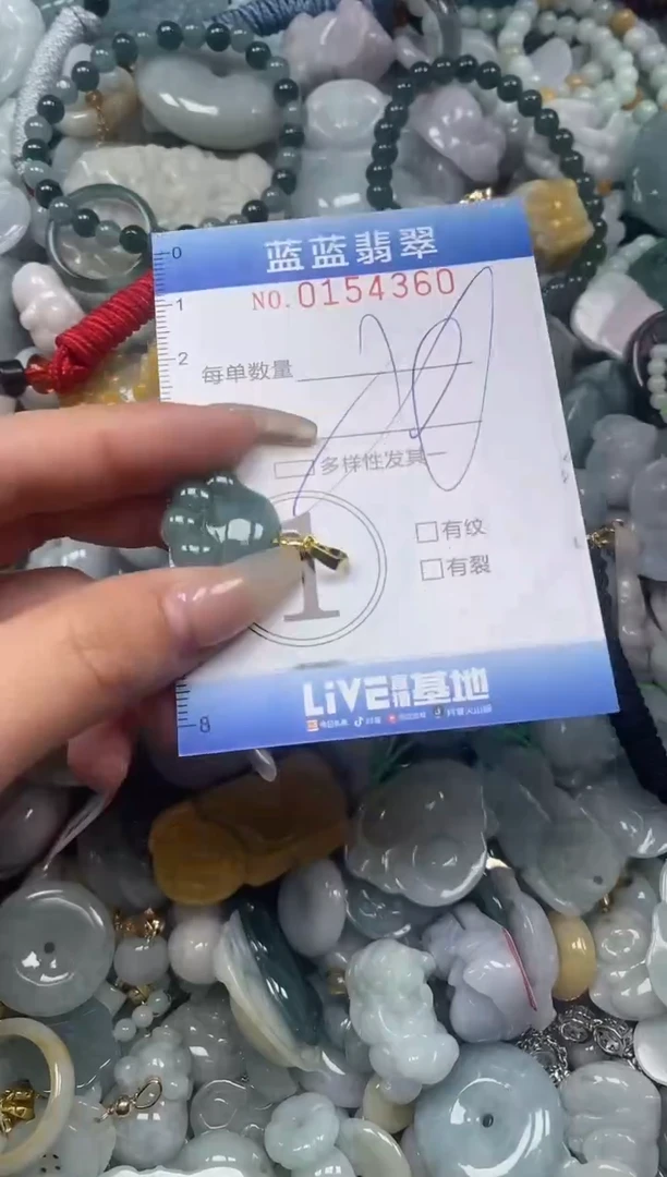 【闪购商品】翡翠颈饰未镶嵌闪购0154360多样性发其一