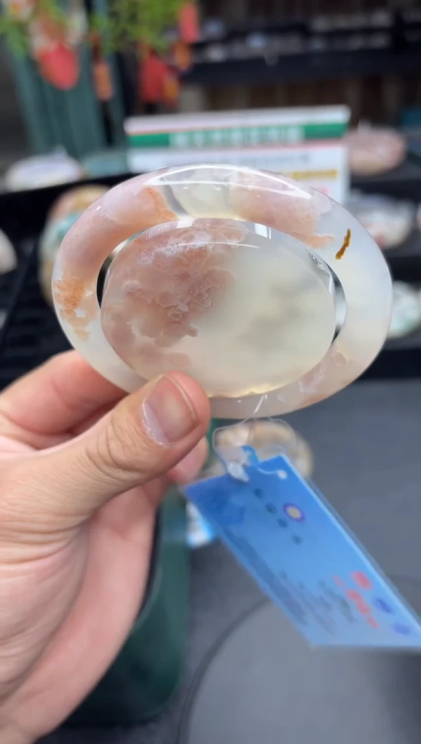 【闪购商品】石英质玉手镯未镶嵌612（59圈赠送镯心）