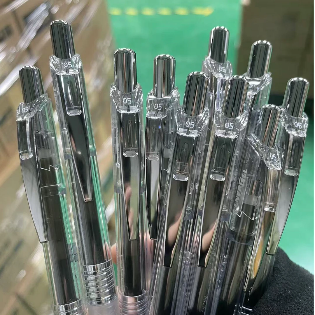 高端派通组合黑色/彩色中性笔10支