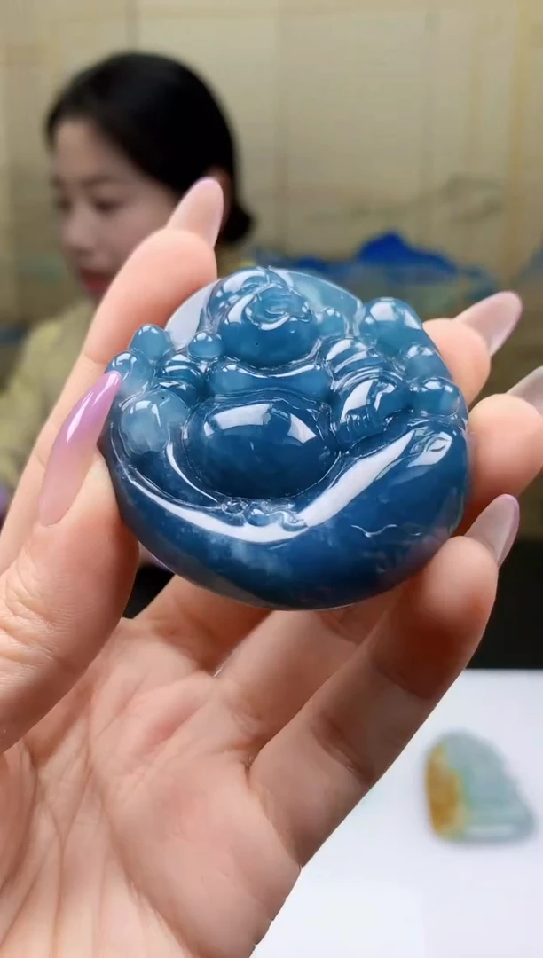 【闪购商品】定制翡翠未镶嵌4902ty-毛货挂件53