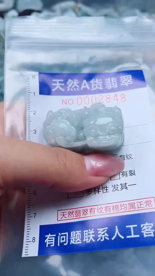 翡翠未镶嵌吊坠(不含链)1
