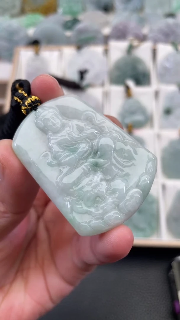 颈饰未镶嵌翡翠天然缅甸翡翠A货59