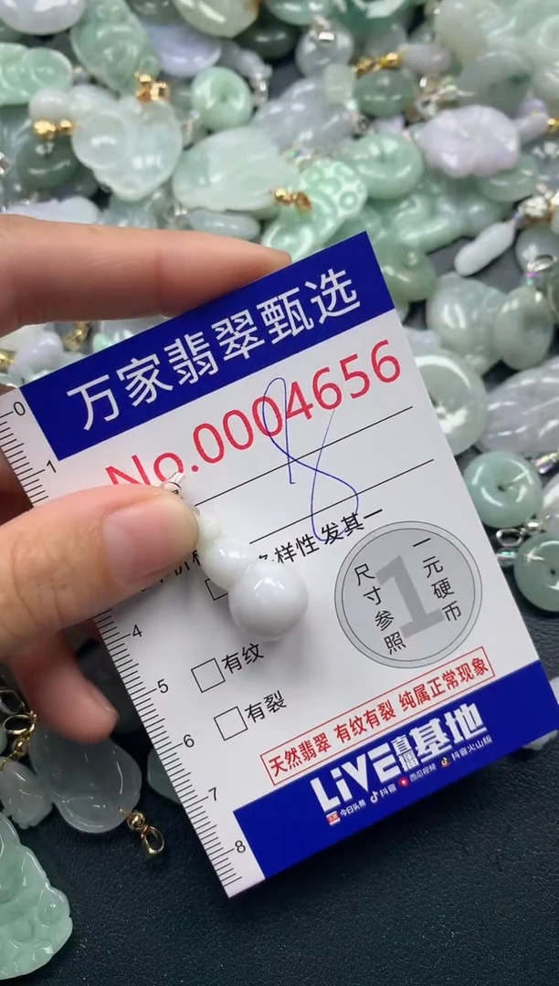 吊坠(不含链)未镶嵌翡翠4656