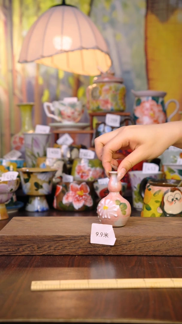 摆件泥垚手作 景德镇手工手绘器物