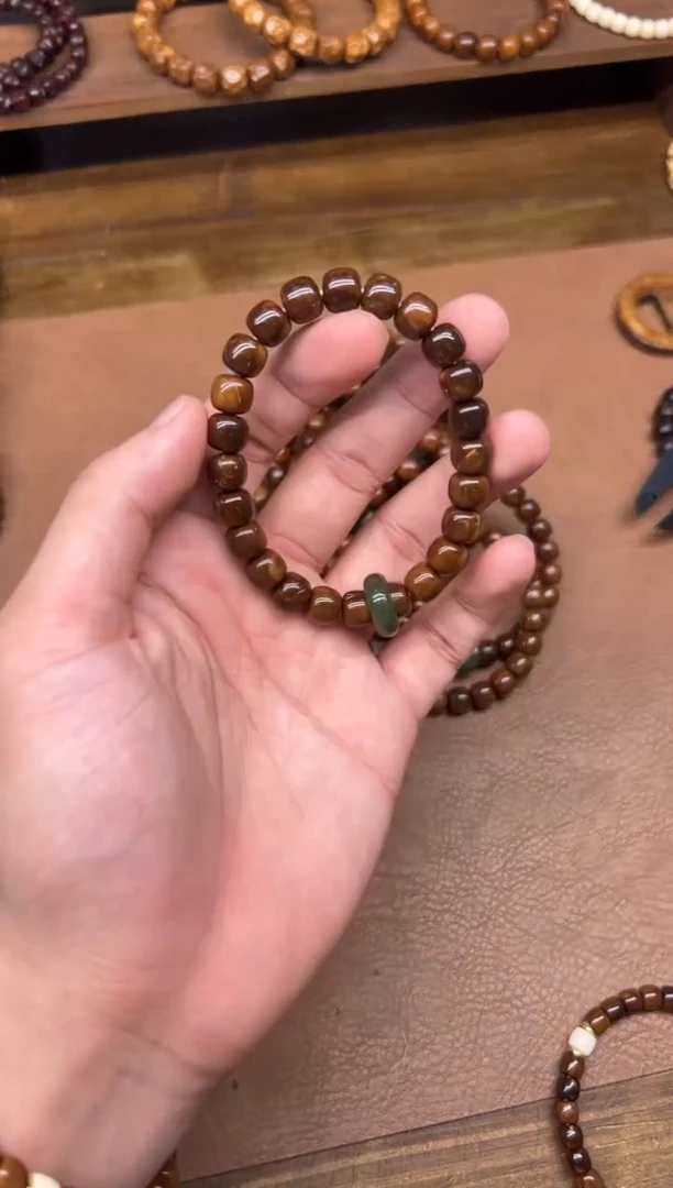 未镶嵌库克手串库克89老型带和田跑环