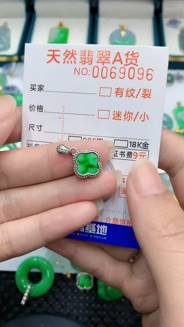 【闪购商品】翡翠颈饰银S925镶嵌            8