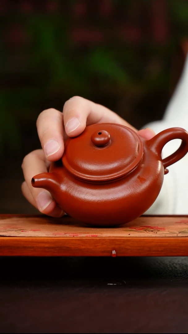 茶壶紫砂仿古 大红袍 200cc