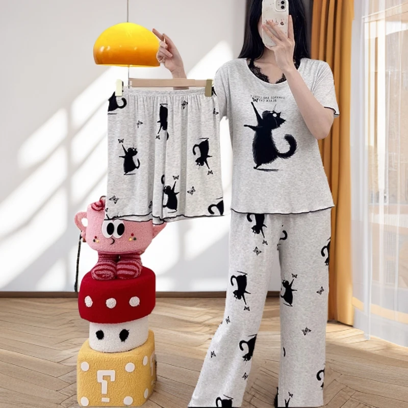 对应编码【蕃茄专属】莫代尔2025年春夏品牌高货睡衣，家居服3号