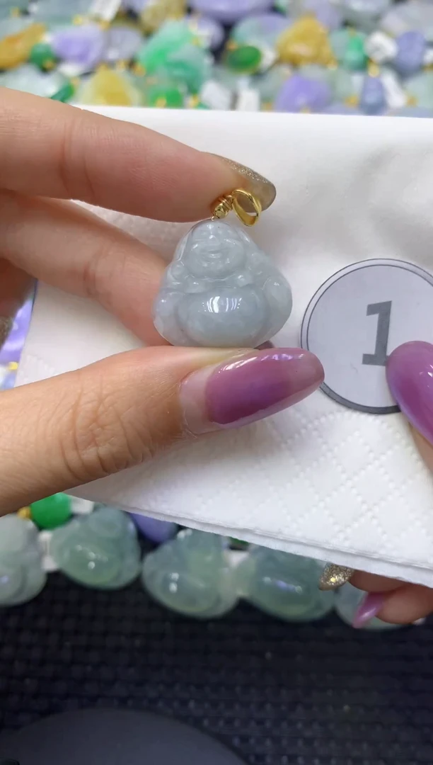 颈饰未镶嵌翡翠天然缅甸翡翠A货