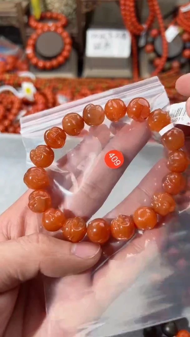 【闪购商品】南红玛瑙手串未镶嵌13