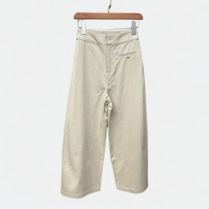 葭恩时尚松紧腰阔腿裤休闲裤0775