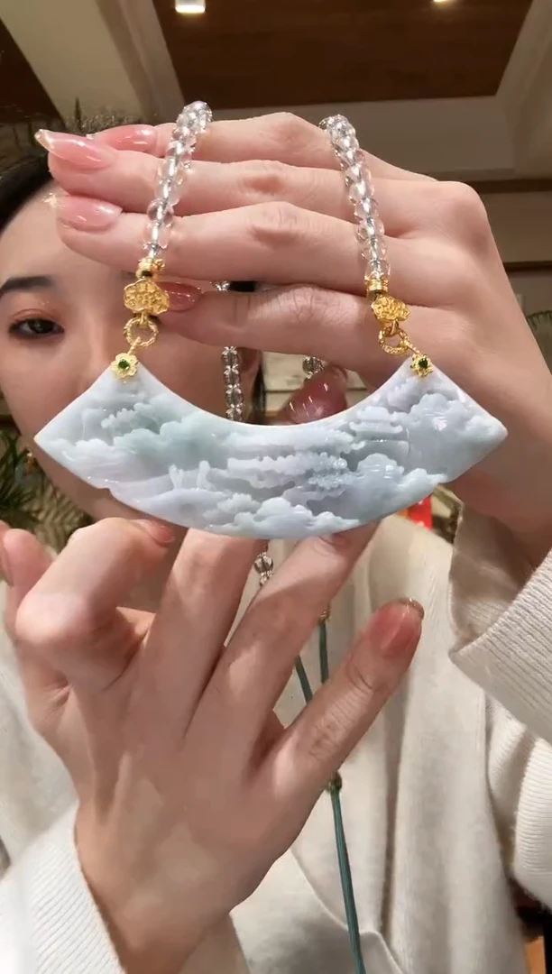 【闪购商品】翡翠颈饰未镶嵌国风