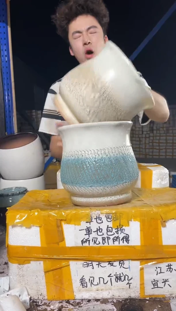 紫砂花盆紫砂花盆宜兴紫砂粗陶花盆20*20
