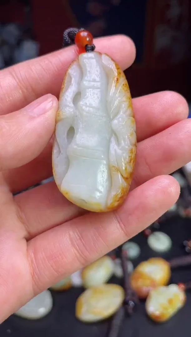 颈饰未镶嵌和田玉123