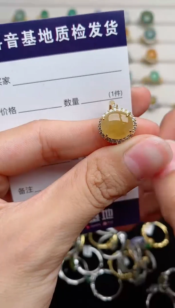 翡翠戒指银S925镶嵌.....