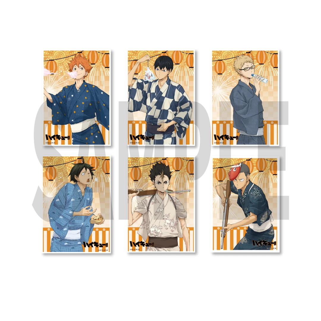 官谷排球少年正版周边浴衣相卡拍立得影山飞雄日向翔阳月岛二次元