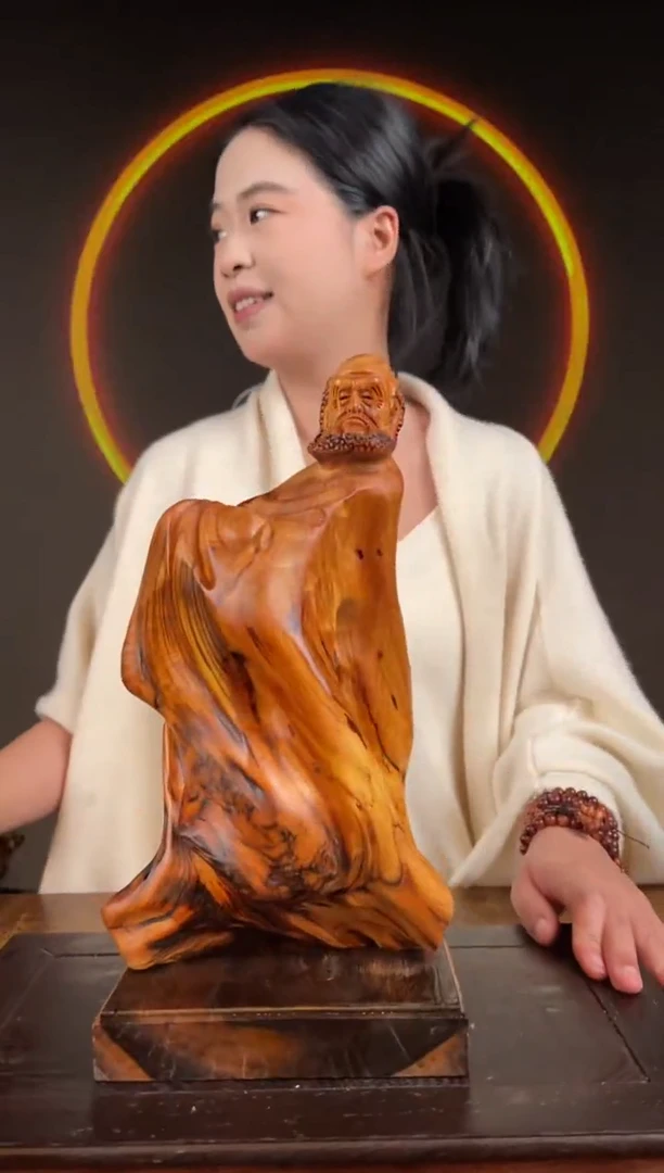 柏木（崖柏）手工摆件,先抢先得! 编号:161