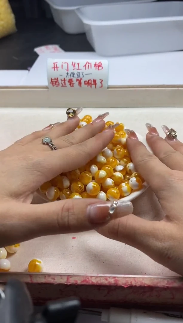 【闪购商品】蜜蜡颈饰未镶嵌w618骨瓷白蜜蜡10mm*10颗