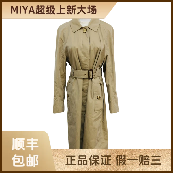 妃鱼/博柏利/棉/风衣/95新/M2/19