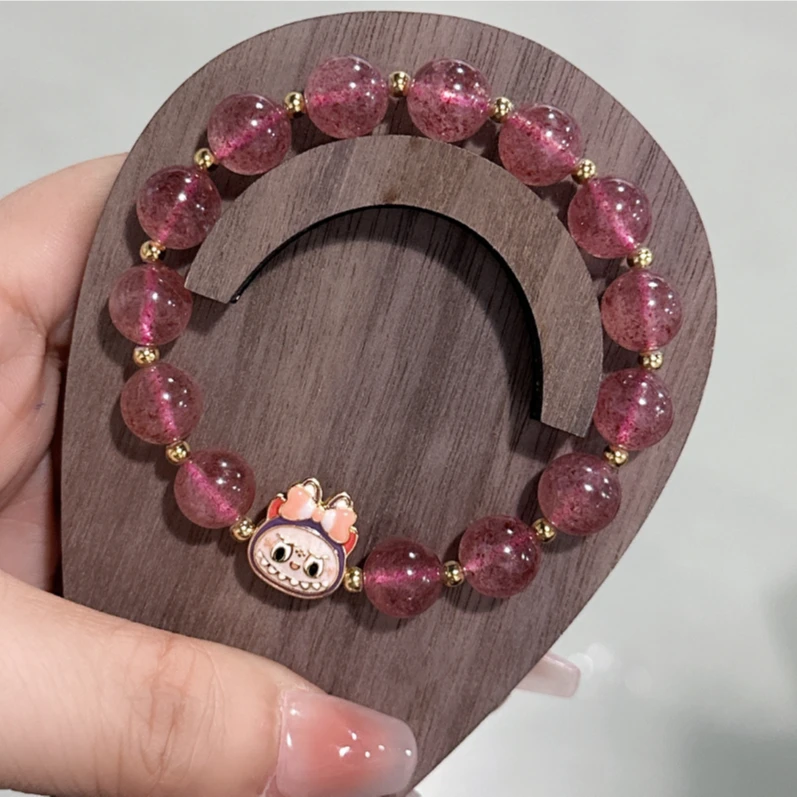 足银手链 8895-蝴蝶结拉布布手链