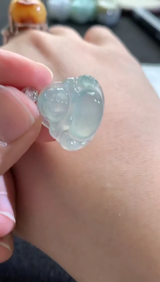 未镶嵌挂件翡翠佛公F1638-158