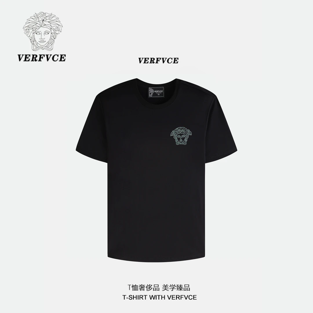 VERFVCE/Alhena经典时尚高级感上档次设计师男装男士夏季t恤短袖