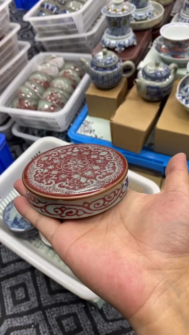 陶瓷老陶泥工艺茶具盖置