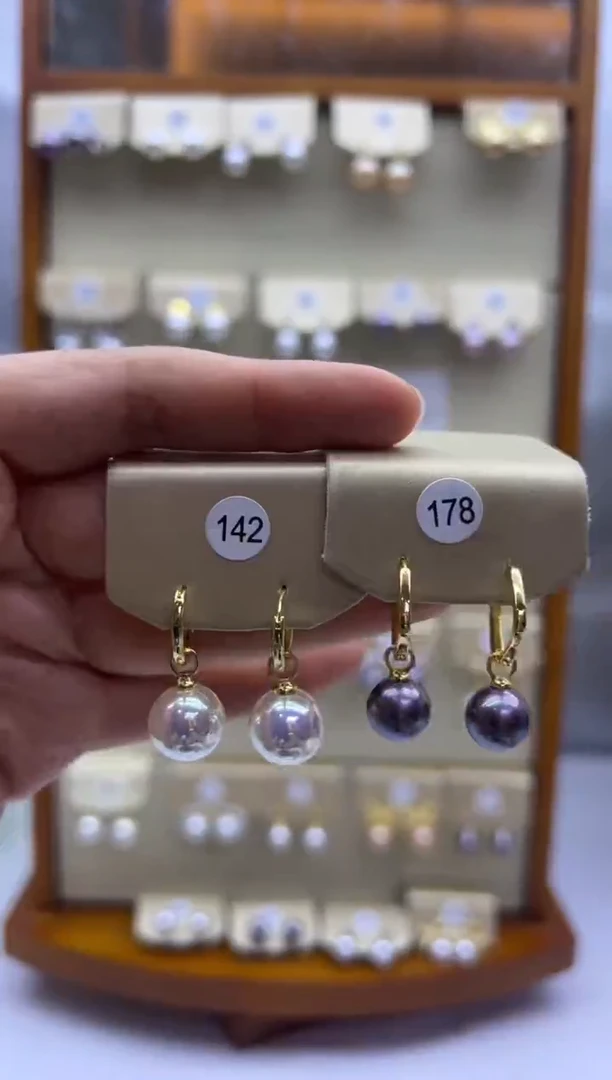 未镶嵌耳饰淡水珍珠142+178