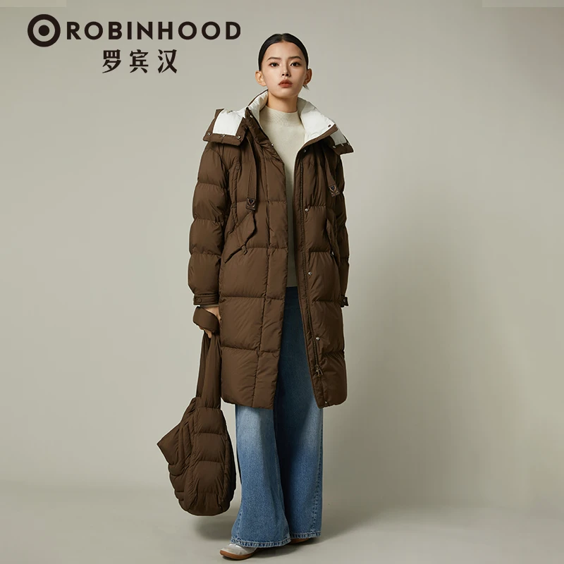 【小静专属】罗宾汉羽绒服保暖长款长款宽松加厚休闲情侣R238Y6979