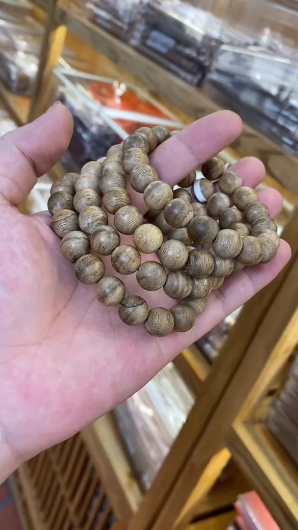 沉香手串达拉干圆珠单圈1.1多样性发其一