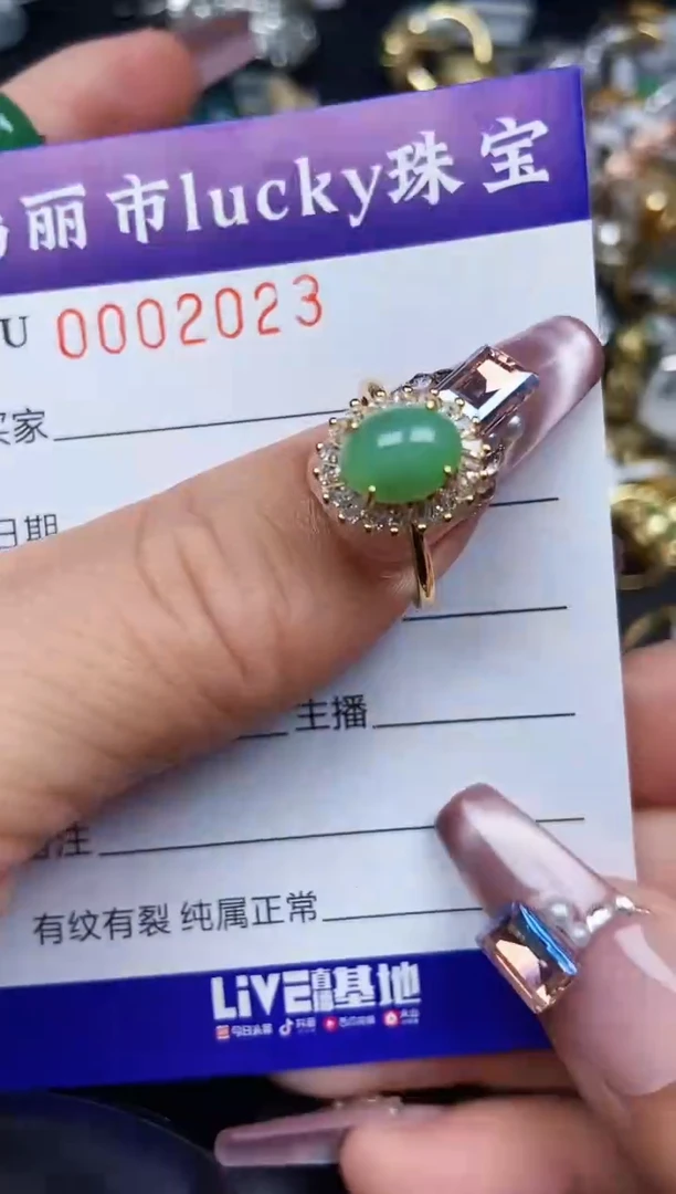 翡翠银S925镶嵌颈饰2023