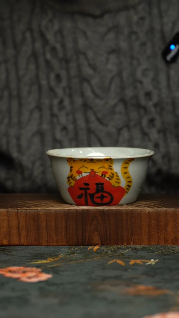 瓷片釉下彩手工手绘同款陶器