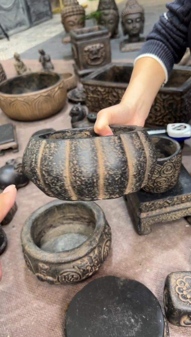 陶土【火山泥】南瓜盆