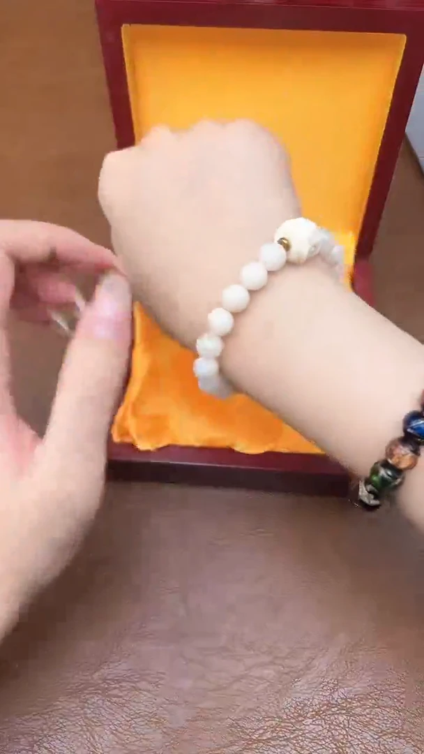 得闲文玩阁白玉菩提链接@@SP014