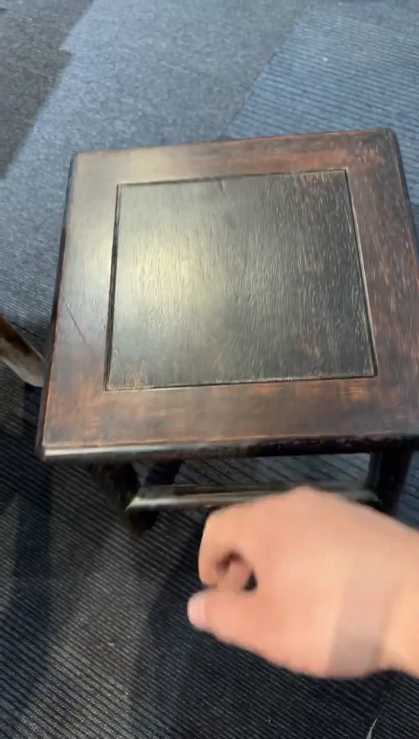 木紫檀方富贵凳1只