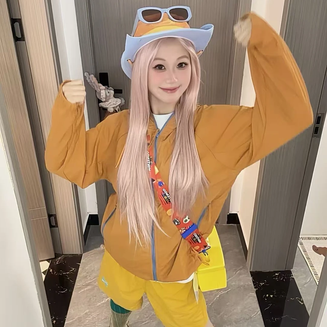 「冰川呼吸孔」UPF50+夏季新款情侣连帽轻薄透气防晒衣户外百搭休闲