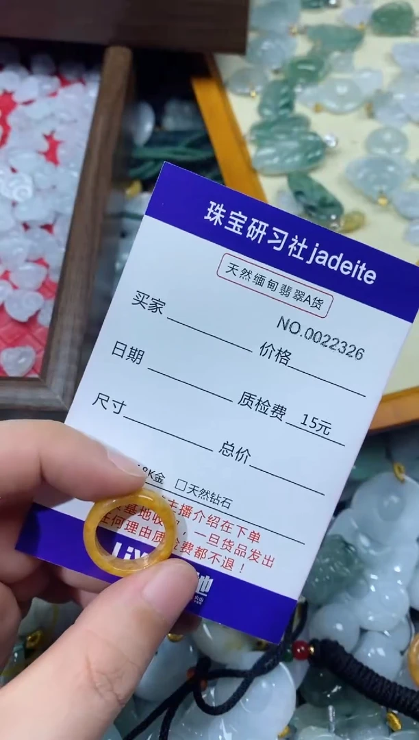 翡翠未镶嵌颈饰022326
