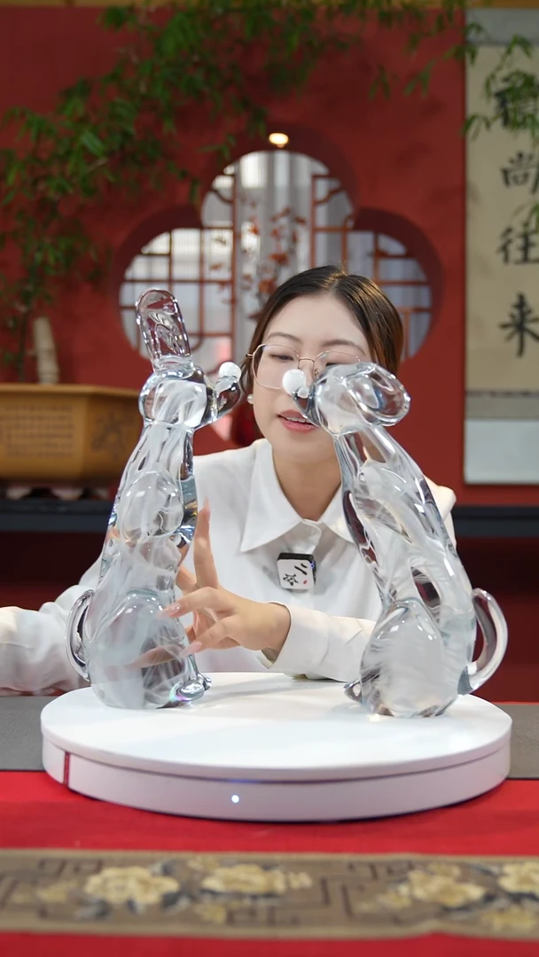 【闪购商品】琉璃手工艺品快乐飞起一对