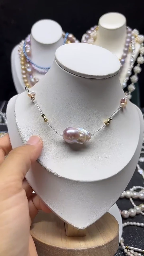 颈饰未镶嵌淡水珍珠多人