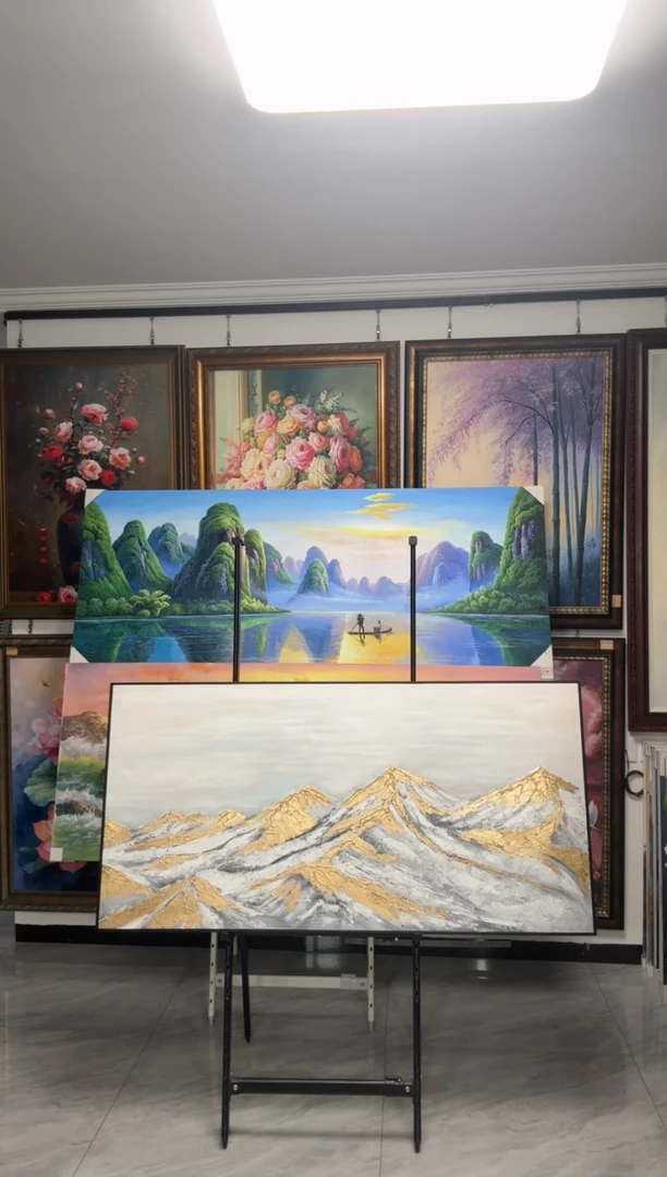 油画闪购纯手绘油画金山