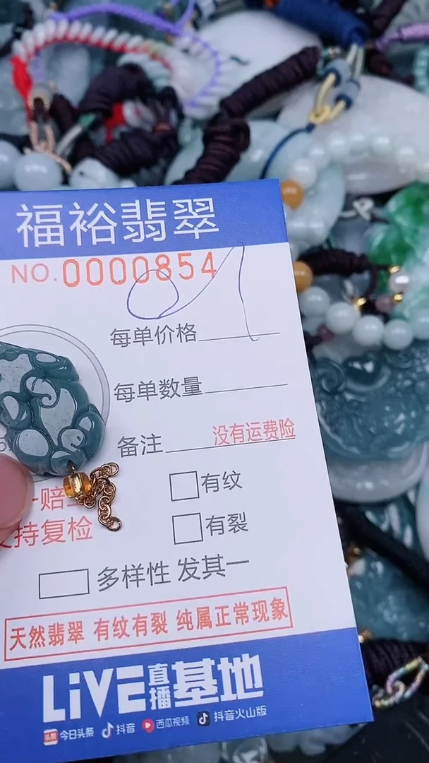 翡翠未镶嵌颈饰...0000854