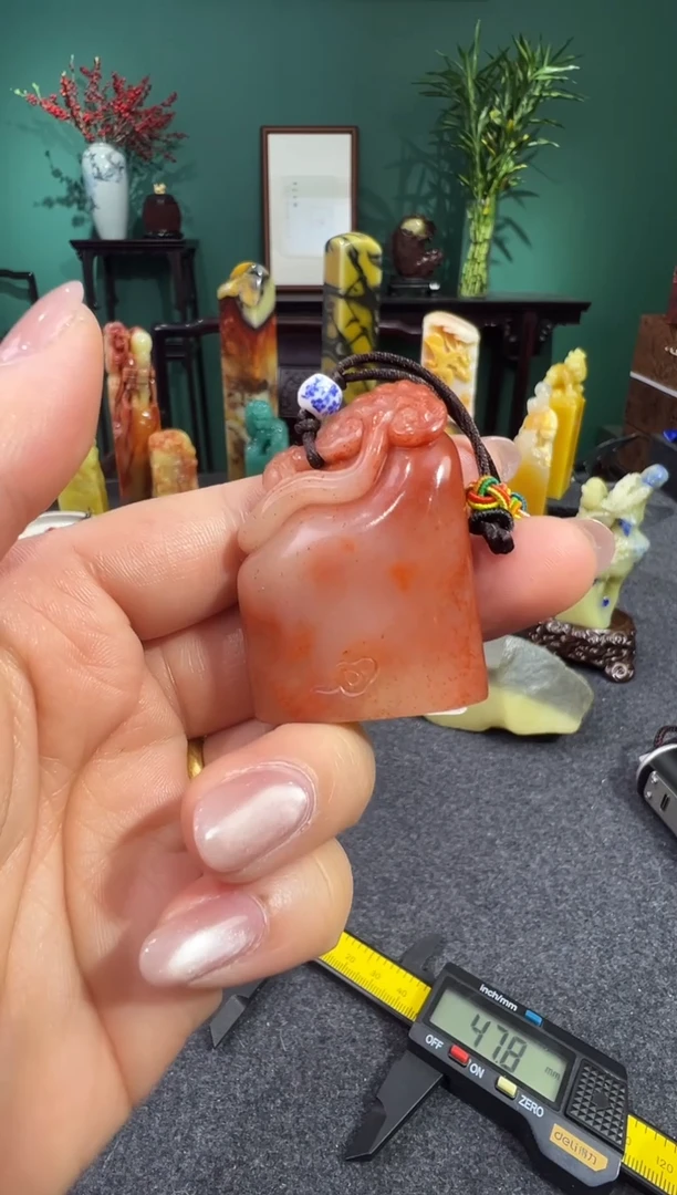 【闪购商品】寿山石桃花芙蓉灵芝