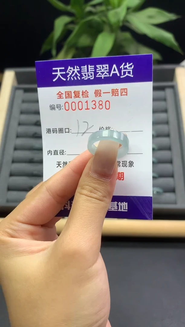未镶嵌戒指翡翠天然  1380