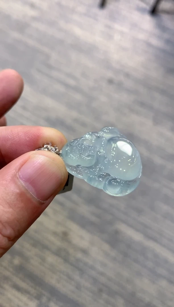 颈饰未镶嵌翡翠天然A货翡翠